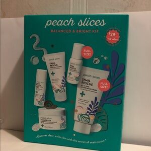 Peach Slices Balanced & Bright Kit - Teal Packaging